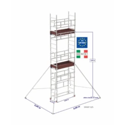 ANDAMIO CON PLATAFORMA ALUMINIO - SMART625