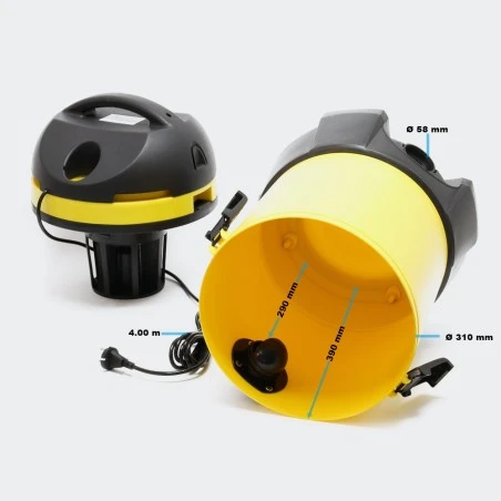 Aspirador De Piscina O Estanque - AspiraLodos 1400W 6 Aspirador De Piscina O Estanque - AspiraLodos 1400W - Imagen 4