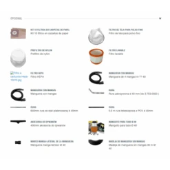 Aspirador De Polvo Y Líquido LAVOR TAURUS IR -Maquituls Tienda aspirador de polvo y liquido lavor taurus ir 2