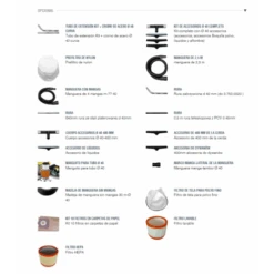 Aspirador De Polvo Y Líquido LAVOR TAURUS IR 2 WAY -Maquituls Tienda aspirador de polvo y liquido lavor taurus ir 2 way 2