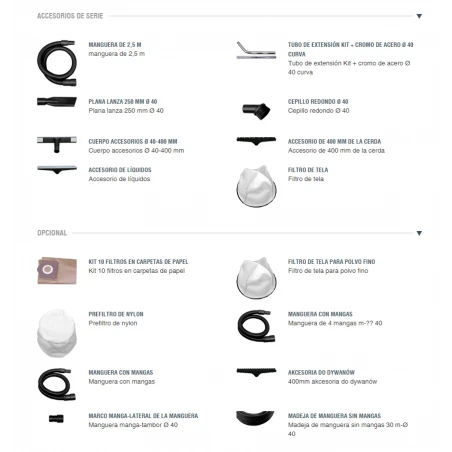 Aspirador De Polvo Y Líquido LAVOR WINDY 265 PF 4 Aspirador De Polvo Y Líquido LAVOR WINDY 265 PF - Imagen 2