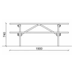 BANCO MERENDERO 35PA101130 -Maquituls Tienda banco merendero 35pa101130 1