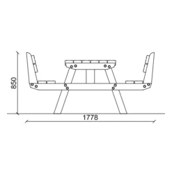 BANCO MERENDERO CON RESPALDO 35PA101121 9 BANCO MERENDERO CON RESPALDO 35PA101121 -Maquituls Tienda banco merendero con respaldo 35pa101121 3