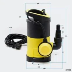 Bomba De Aguas Sucias 250W - 5000L/H -Maquituls Tienda bomba de aguas sucias 250w 5000lh 3