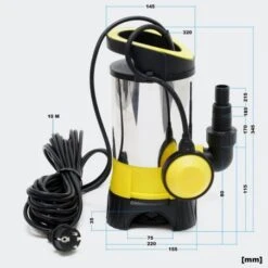 Bomba De Aguas Sucias 750W Y 13000l/h -Maquituls Tienda bomba de aguas sucias 750w y 13000lh 3