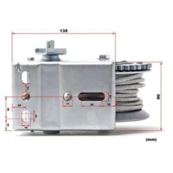 Cabestrante Manual - Hasta 550 Kg -Maquituls Tienda cabestrante manual hasta 550 kg 3