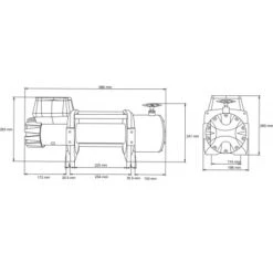 Cabrestante Electrico DRAGON WINCH DWT 18000 HD - 8.165 Kg -Maquituls Tienda cabrestante electrico dragon winch dwt 18000 hd 8165 kg 2