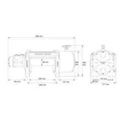 Cabrestante Hidraulico DRAGON WINCH DWHI 20000 HD - 9072 Kg -Maquituls Tienda cabrestante hidraulico dragon winch dwhi 20000 hd 9072 kg 10