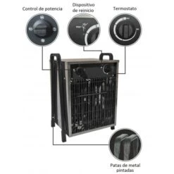 Calefactor Eléctrico INOX EL15 - 7500W
