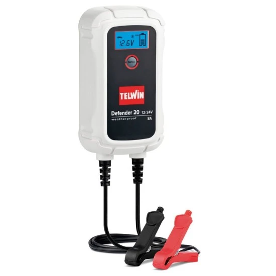 Cargador Baterias TELWIN Defender 20 - 12V/24V 3 Cargador Baterias TELWIN Defender 20 - 12V/24V