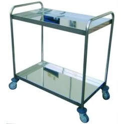 Carro 2 Bandejas Inox. - 950x500x1.000