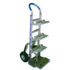 Carro Aluminio 5 Botellas - Ruedas Neumaticas