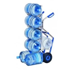 Carro Aluminio 7 Botellas - Ruedas Neumaticas