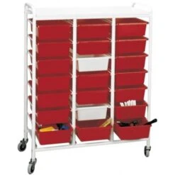 Carro De 21 Cajas PVC