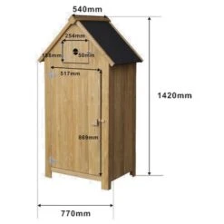 Caseta De Jardín 770x540x1420mm -Maquituls Tienda caseta de jardin 770x540x1420mm 2