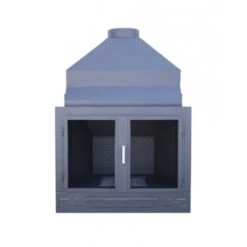 Chimenea De Leña De Acero Basic - 60cm C/puertas