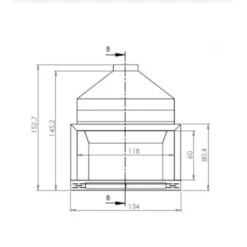Chimenea De Leña De Acero Basic De 120CM -Maquituls Tienda chimenea de lena de acero basic de 120cm 2
