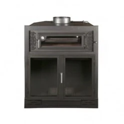 Chimenea De Leña De Acero Con Horno London - 70cm