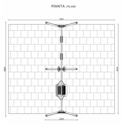 COLUMPIO DOBLE INFANTIL Y SILLA ALTA 35ALX810/06 -Maquituls Tienda columpio doble infantil y silla alta 35alx81006 1