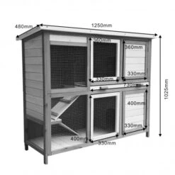 Conejera Madera MQT 425 -Maquituls Tienda conejera madera mqt 425 2