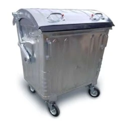 CONTENEDOR BASURA 1100 L GALVANIZADO