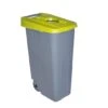 CUBO TAPA AMARILLA 110 L. -Maquituls Tienda cubo tapa amarilla 110 l