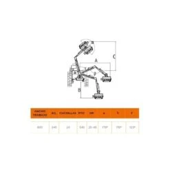 DESBROZADORA ZEPPELIN CON BRAZO LATERAL HIDRÁULICO MINI LOIRE -Maquituls Tienda desbrozadora zeppelin con brazo lateral hidraulico mini loire 6