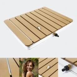 Ducha Jardín Piscina 70x55cm - 22 Boquillas/4 Metros Altura