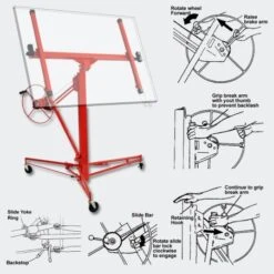 Elevador Para Placas De Yeso MQT XL + Extensión De 140cm -Maquituls Tienda elevador para placas de yeso mqt xl extension de 140cm 7