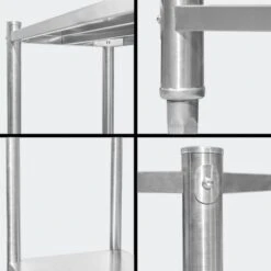 Estanteria Acero Inox - 155x120x48,5cm 7 Estanteria Acero Inox - 155x120x48,5cm -Maquituls Tienda estanteria acero inox 155x120x485cm 2