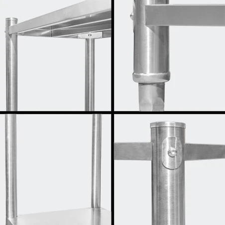 Estanteria Acero Inox - 155x120x48,5cm 5 Estanteria Acero Inox - 155x120x48,5cm - Imagen 3
