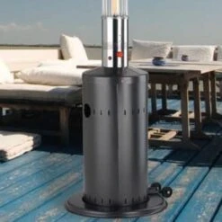 Estufa Diseño Helios De Terraza A Gas 222cm - 9 KW - Ideal Bar Y Restaurante -Maquituls Tienda estufa diseno helios de terraza a gas 222cm 9 kw ideal bar y restaurante 3