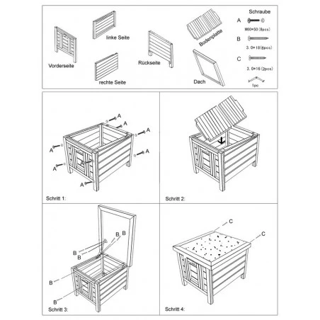 Gallinero Madera MQT 021 5 Gallinero Madera MQT 021 - Imagen 3