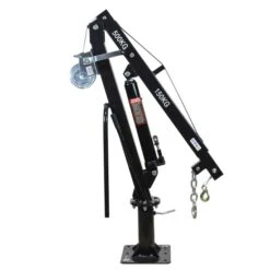 Grúa Pickup, Furgoneta Y Remolque 500Kg Giratoria 360° - Con Cabestrante