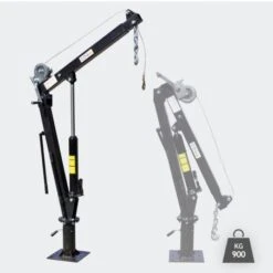 Grúa Pickup, Furgoneta Y Remolque 900Kg Giratoria 360° - Con Cabestrante -Maquituls Tienda grua pickup furgoneta y remolque 900kg giratoria 360 con cabestrante 1