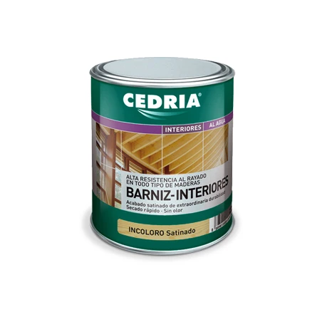 INTERIORES CEDRIA BARNIZ INTERIORES 4L 3 INTERIORES CEDRIA BARNIZ INTERIORES 4L