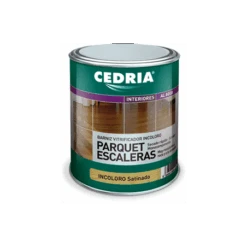 INTERIORES CEDRIA BARNIZ PARQUET ESCALERAS 4L