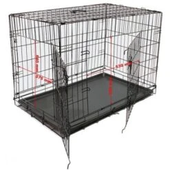 Jaula De Transporte Plegable - 1200 X 760 X 820 Mm -Maquituls Tienda jaula de transporte plegable 1200 x 760 x 820 mm 1