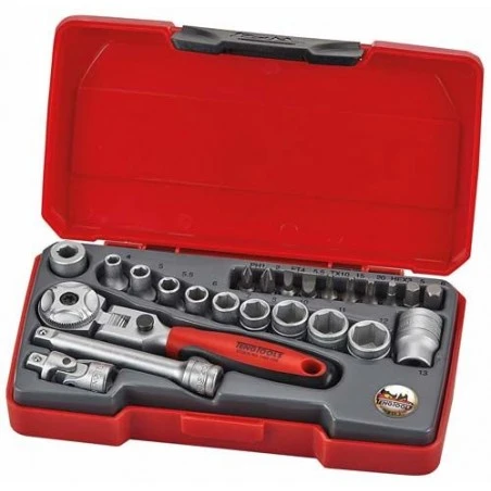 Juego Llaves De Vaso 1/4" - TENGTOOLS 3 Juego Llaves De Vaso 1/4" - TENGTOOLS