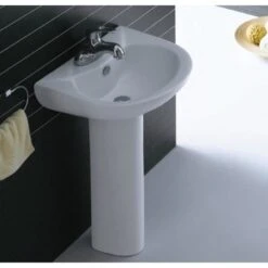 Lavabo Con Pedestal FOSSIL NATURA OPORTO -Maquituls Tienda lavabo con pedestal fossil natura oporto 1