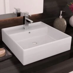 Lavabo Sobre Encimera Fossil Natura SQUARE