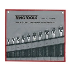 Llaves Combinadas Con Carraca 10 Piezas - TENGTOOLS