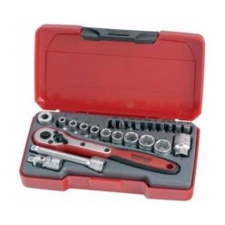 Llaves De Vaso 1/4" 24 Piezas - TENGTOOLS