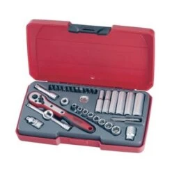 Llaves De Vaso 1/4" 35 Piezas - TENGTOOLS