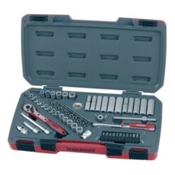 Llaves De Vaso 1/4" 60 Piezas - TENGTOOLS