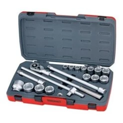 Llaves De Vaso 3/4" 18 Piezas - TENGTOOLS