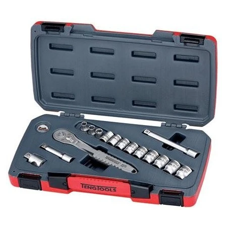 Llaves De Vaso 3/8" 16 Piezas - TENGTOOLS 3 Llaves De Vaso 3/8" 16 Piezas - TENGTOOLS