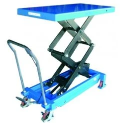 Mesa Elevadora Manual 1.000 Kg Con Asa Desmontable