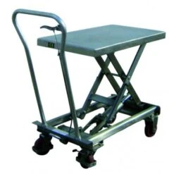 Mesa Elevadora Manual 200Kg INOX