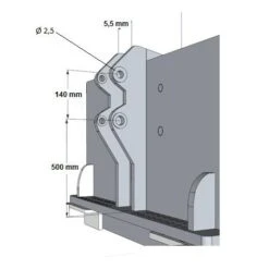 Pala Quitanieves Plegable - 300 CM -Maquituls Tienda pala quitanieves plegable 300 cm 2